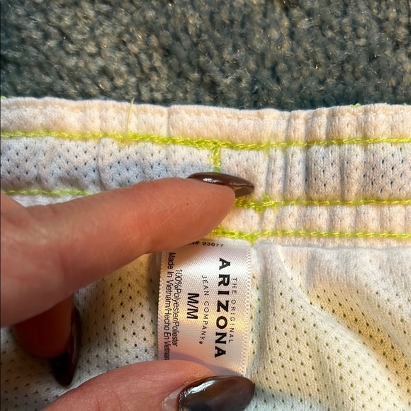 ARIZONA Lime and Teal Athletic Shorts - Picture 2 of 3